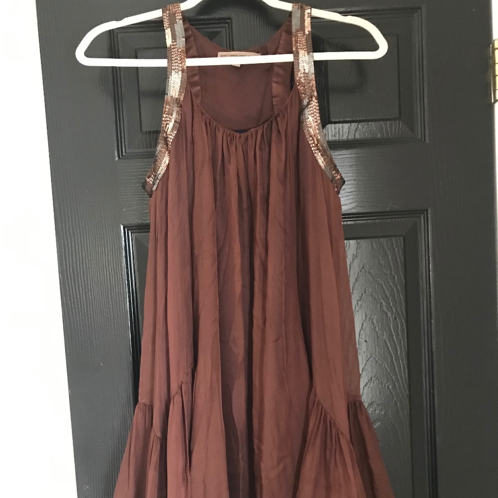 Sequin and Silk Dress Purchased from Anthropologie